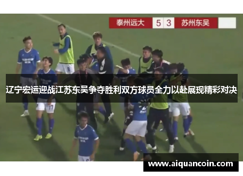 辽宁宏运迎战江苏东吴争夺胜利双方球员全力以赴展现精彩对决
