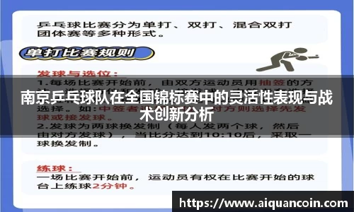 南京乒乓球队在全国锦标赛中的灵活性表现与战术创新分析